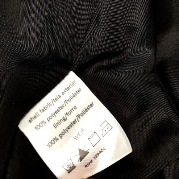 NIP Venus Black boucle jacket Size M Frayed Hem/Neck/Sleeves Hook & Eye Closure - Picture 3 of 3